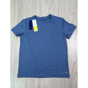01.ALGO Kids Boys T Shirt Blue Heather Size 6-7 Shrt Sleeve Crew Neck Stitch Fix